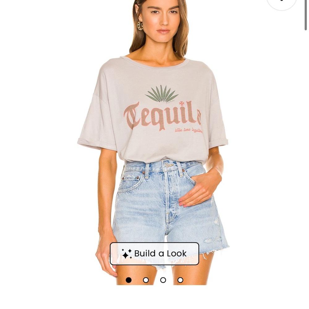 REVOLVE Gray Graphic Tee